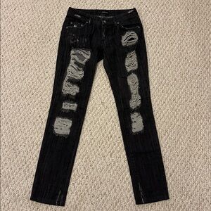 LF Black Denim Jeans